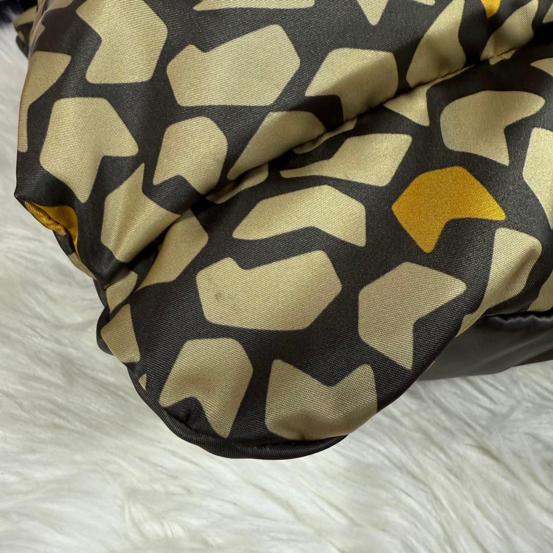 [未使用級] porter　MARNI 2way ヘルメットバッグ 総柄