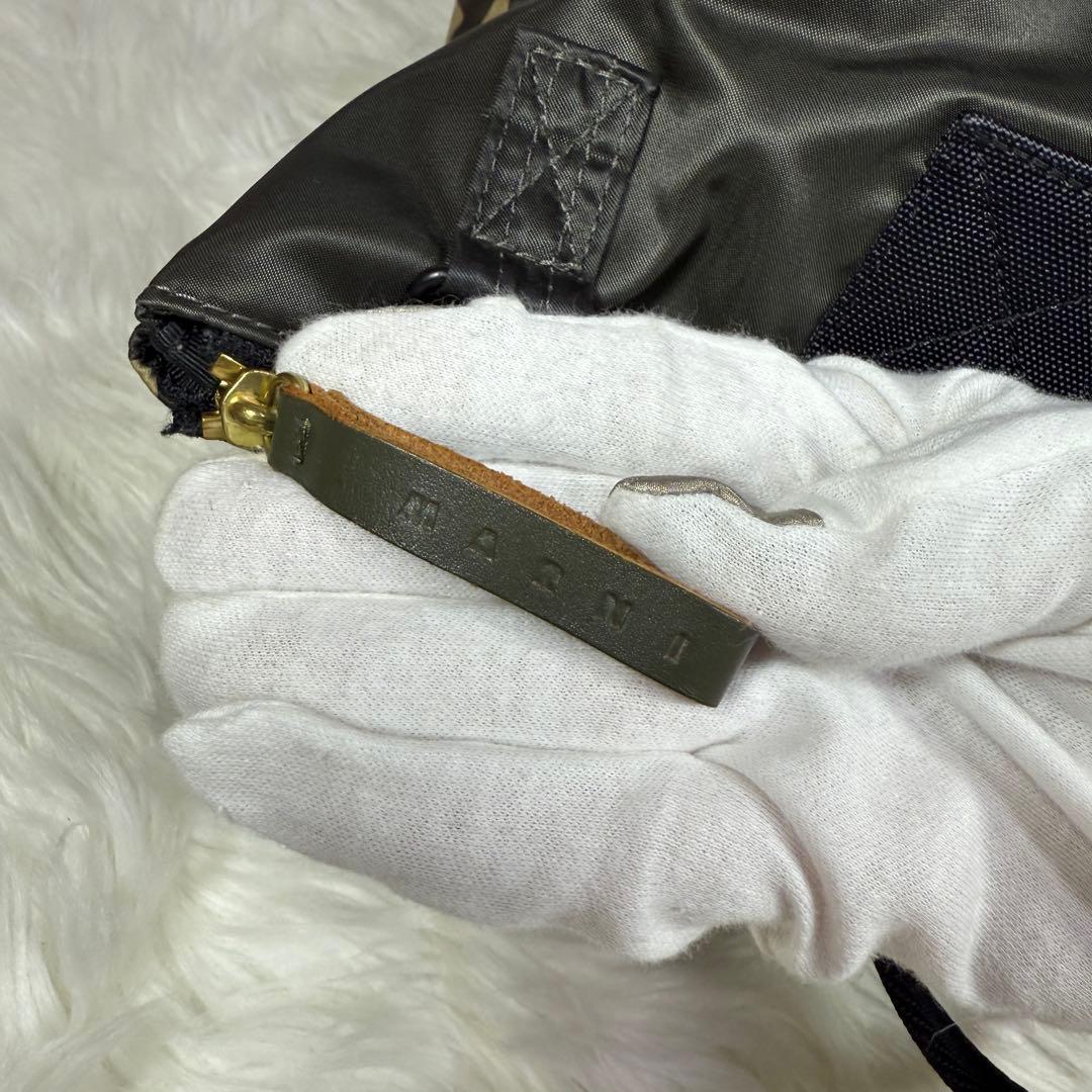 [未使用級] porter　MARNI 2way ヘルメットバッグ 総柄