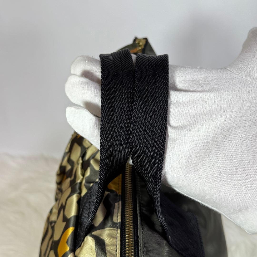 [未使用級] porter　MARNI 2way ヘルメットバッグ 総柄