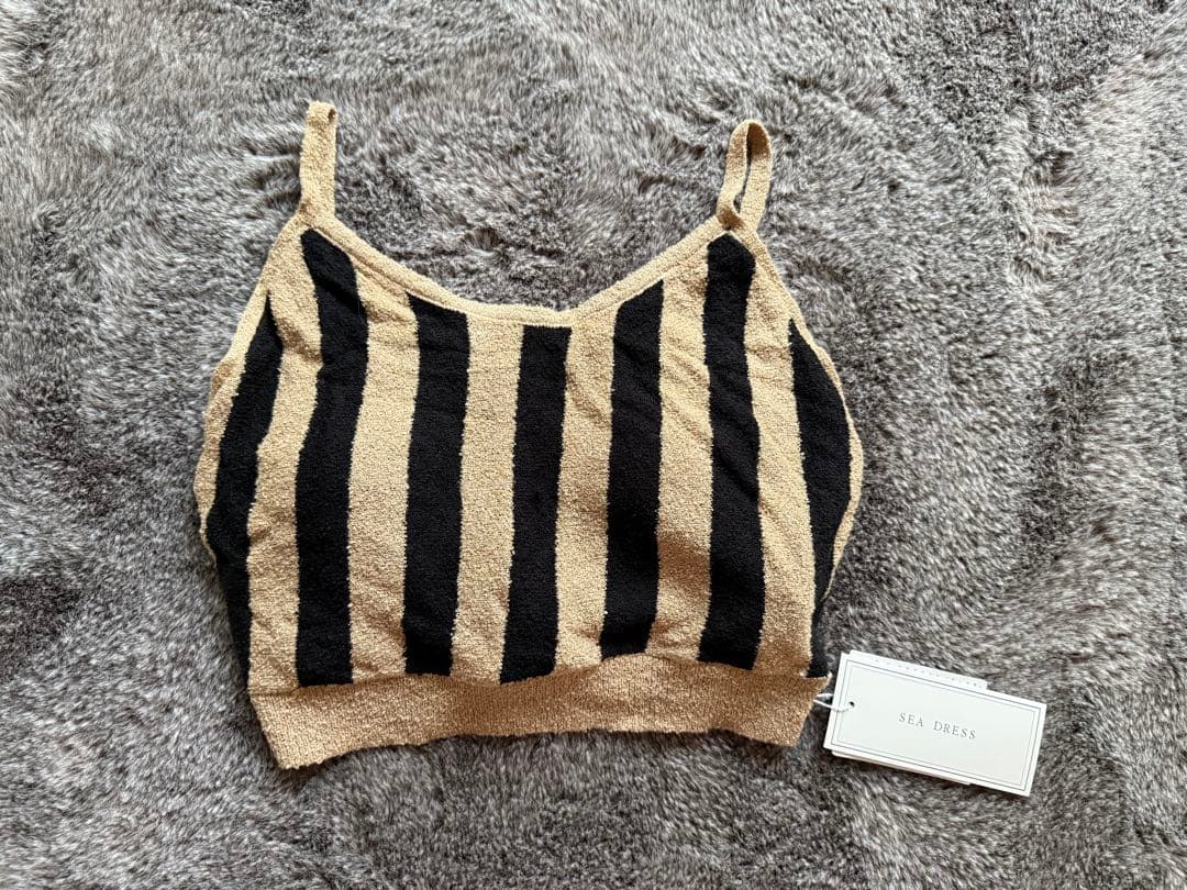 ☆長屋なぎささんコラボ　ストライプ　ニットビキニ☆ 新品未使用　 Sサイズ
