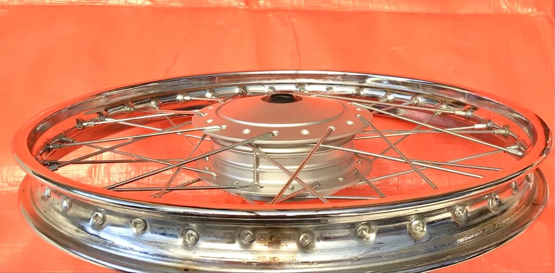 スーパーカブ110（JA10） 前・後ホイール/ ブレーキパネル付き