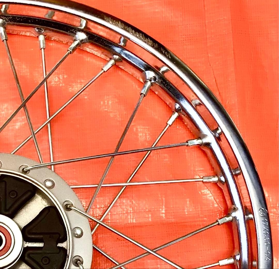 スーパーカブ110（JA10） 前・後ホイール/ ブレーキパネル付き