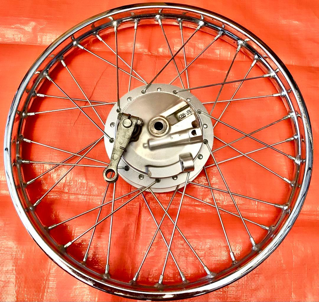 スーパーカブ110（JA10） 前・後ホイール/ ブレーキパネル付き