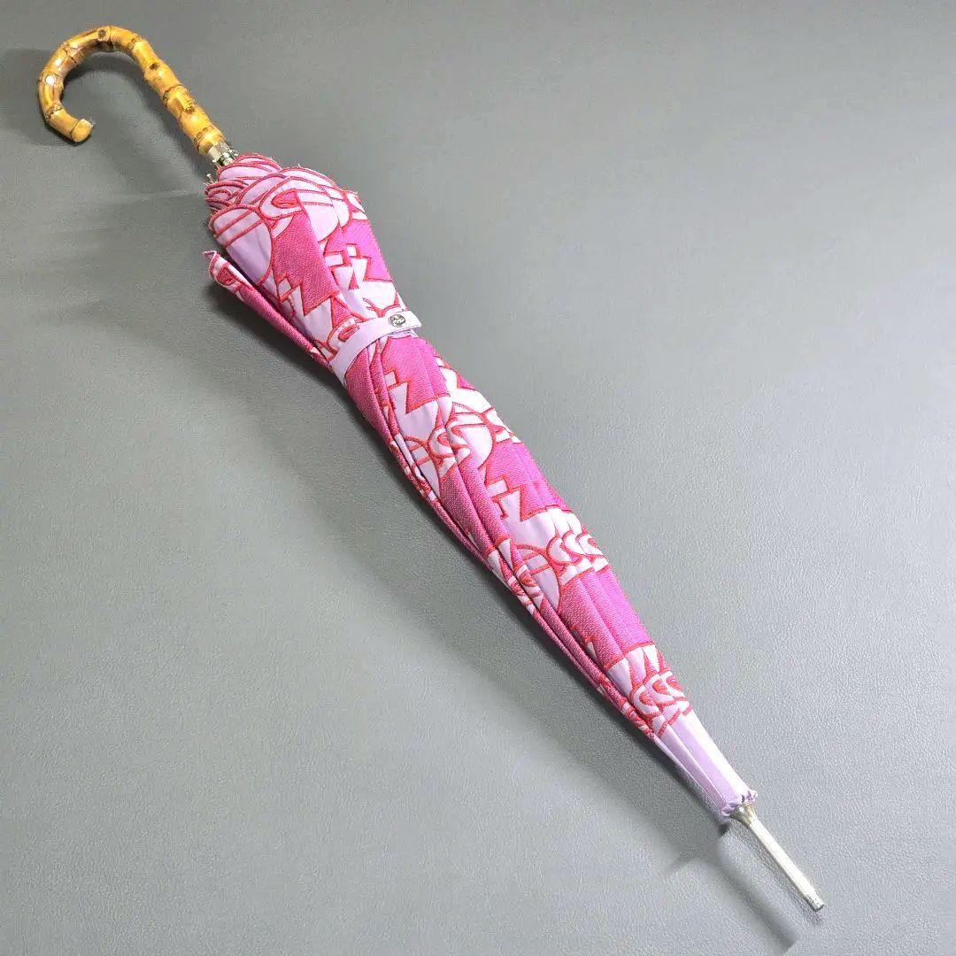 【美品】ヴィヴィアンウエストウッド　日傘　長傘　ピンク系　オーブ総柄