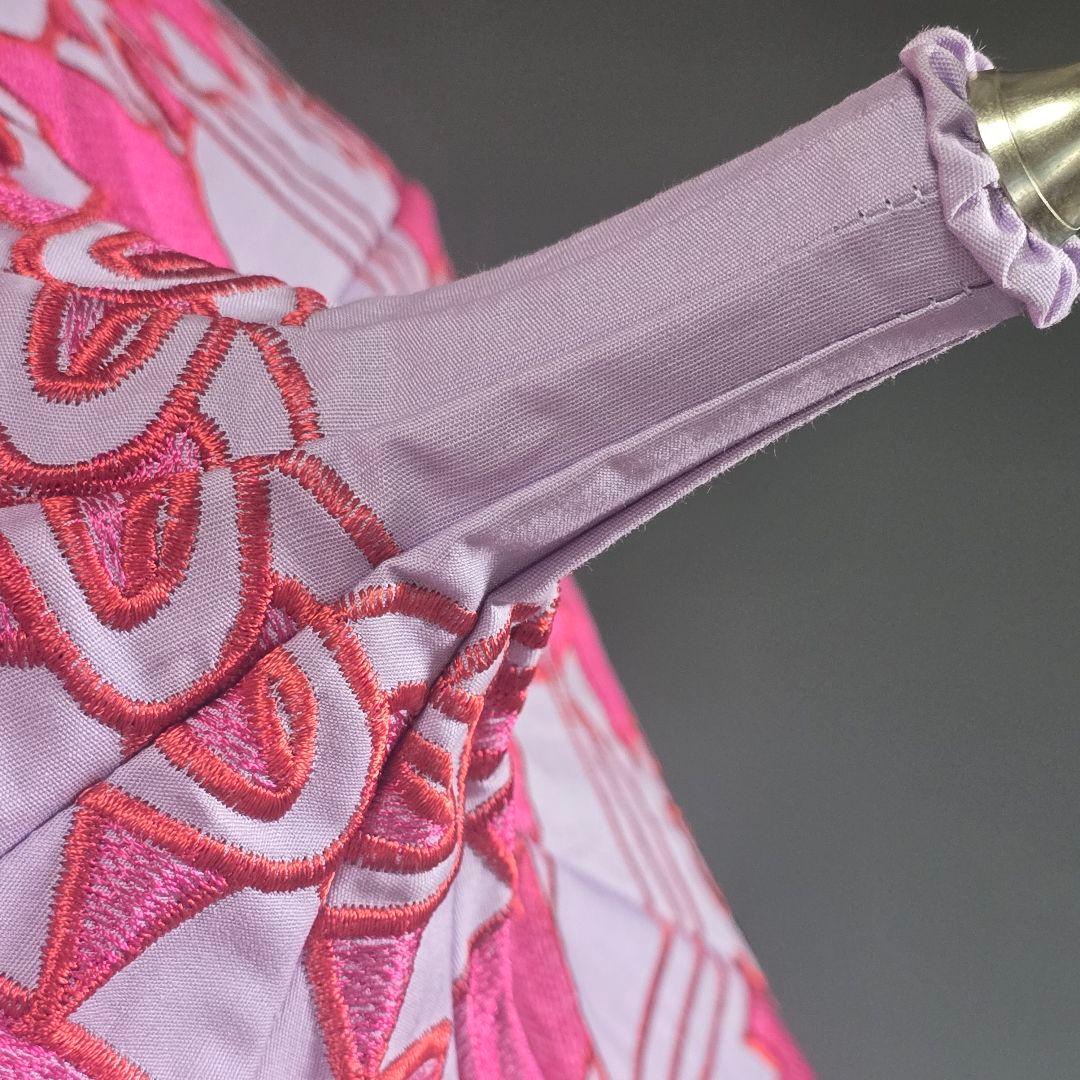 【美品】ヴィヴィアンウエストウッド　日傘　長傘　ピンク系　オーブ総柄