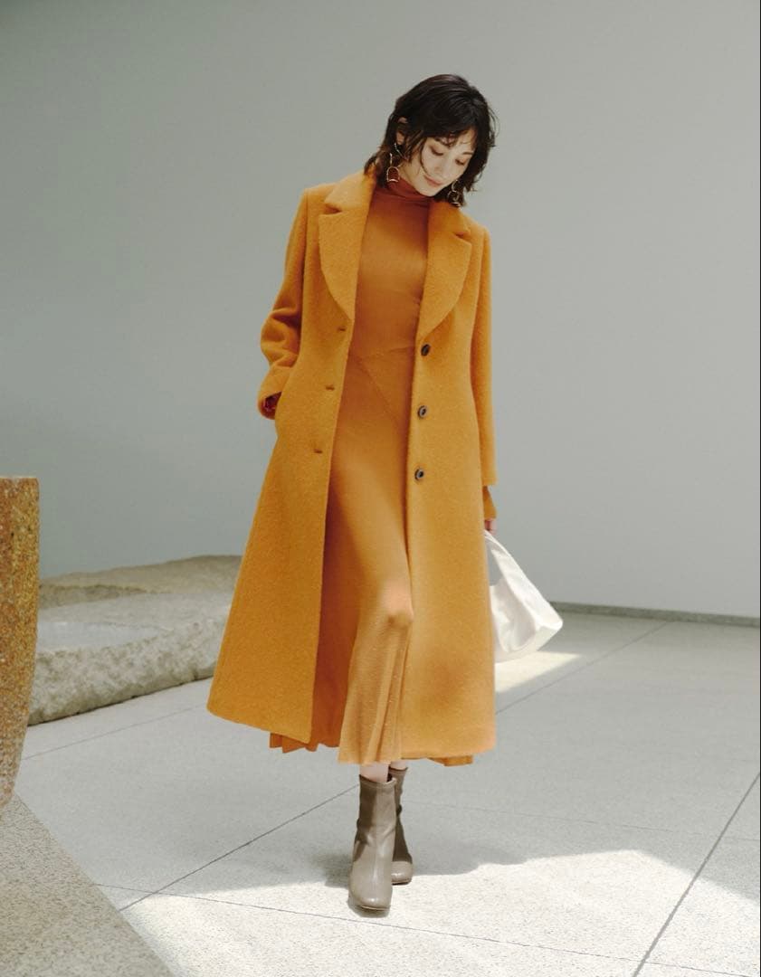 FRAY I.D アルパカロングコート シャギーコート リバーロングコート