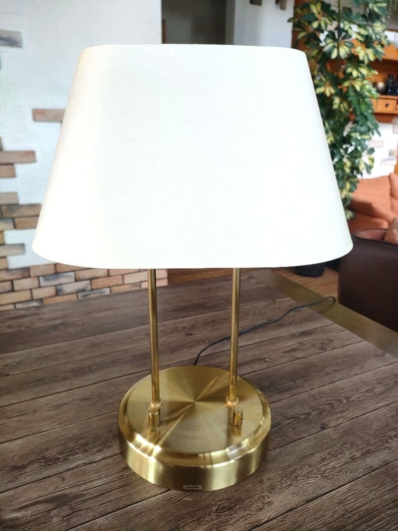 希少　パナソニック　Wテーブルライト　ベッドサイドライト　レトロ　ホテル　調光