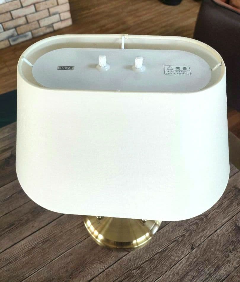 希少　パナソニック　Wテーブルライト　ベッドサイドライト　レトロ　ホテル　調光