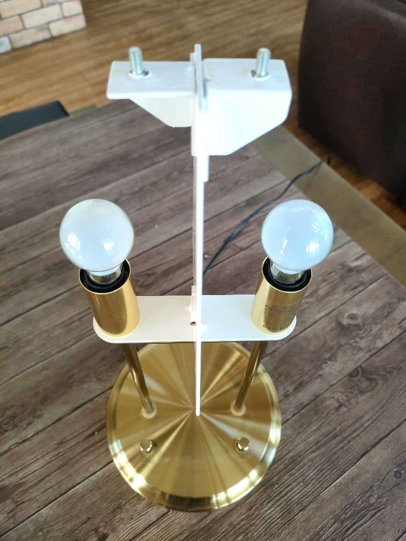 希少　パナソニック　Wテーブルライト　ベッドサイドライト　レトロ　ホテル　調光