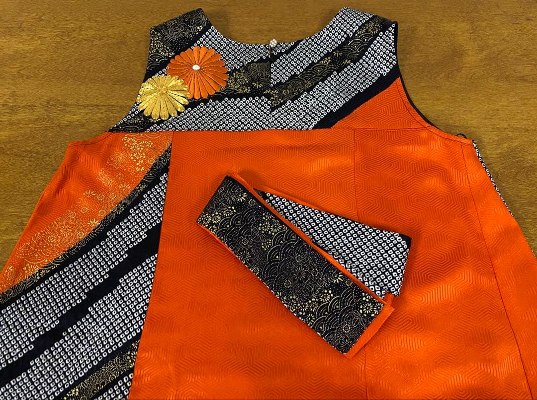 3248 着物　リメイク　ドレス　ワンピース