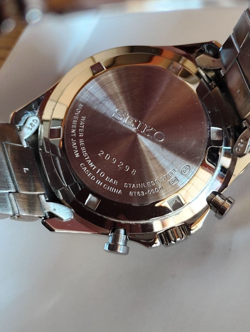 セイコー セレクション スピリット 8Tクロノ SBTR027 メンズ クオーツ