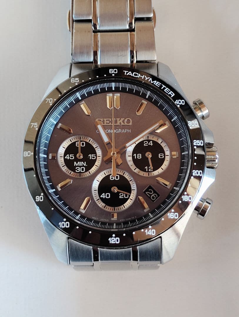 セイコー セレクション スピリット 8Tクロノ SBTR027 メンズ クオーツ