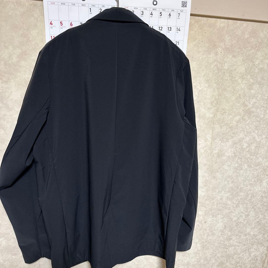 adidas ブラック スーツジャケット AV/XL