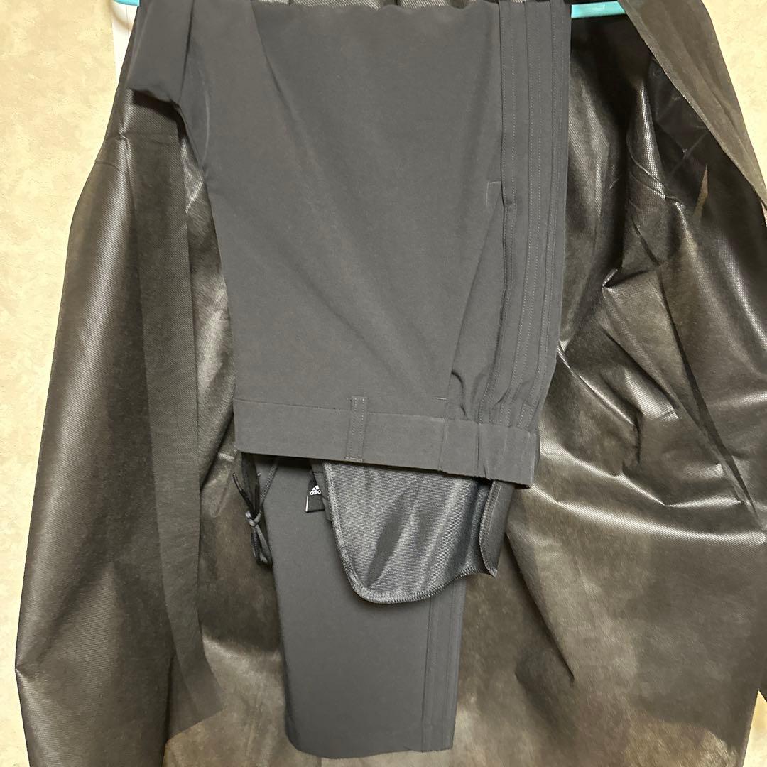 adidas ブラック スーツジャケット AV/XL