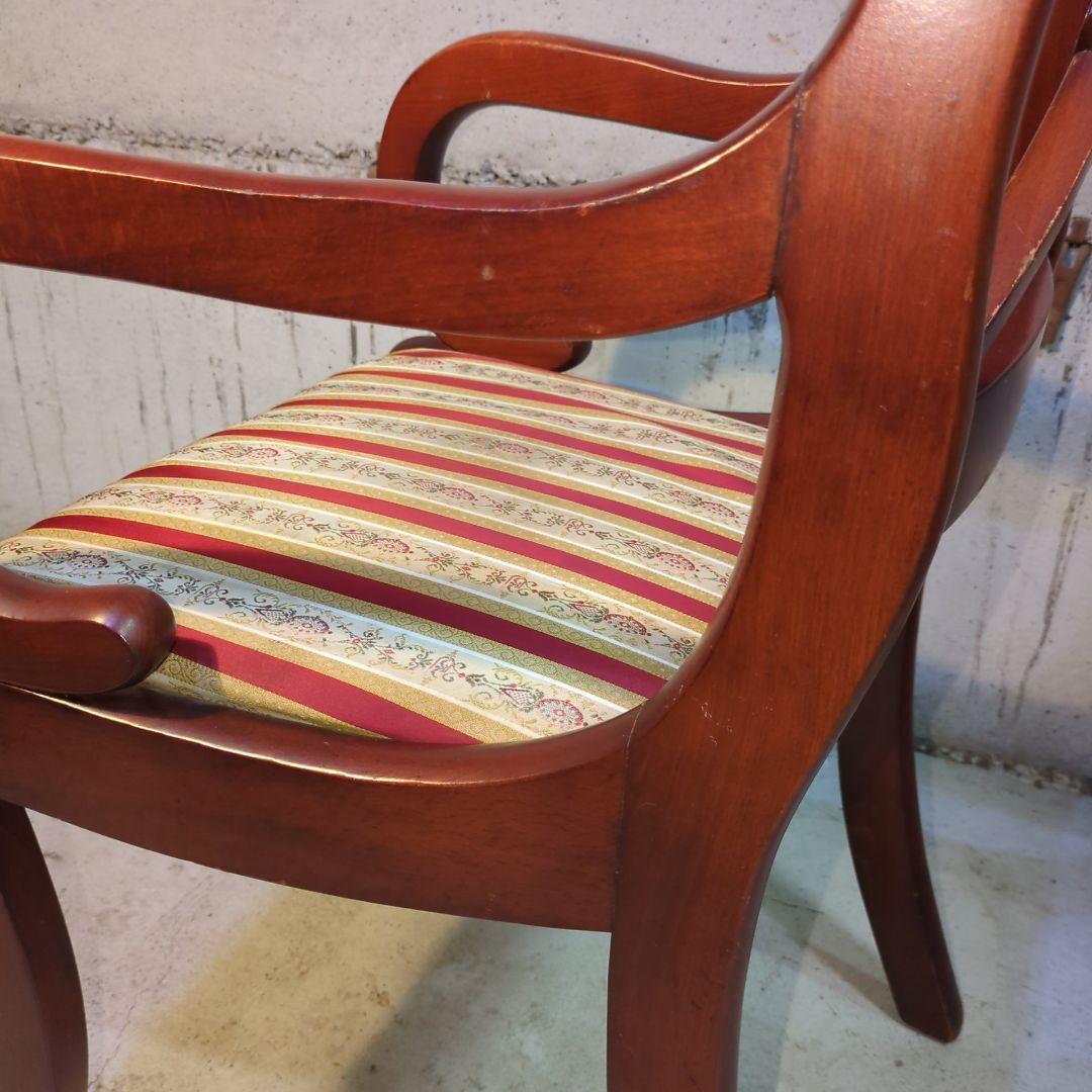 イギリス ヴィンテージ家具 ダイニングチェア アームチェア 椅子③