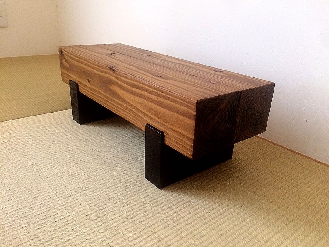 どっしり木製飾り台☆約横幅50×高さ17×奥行き18cm☆花台