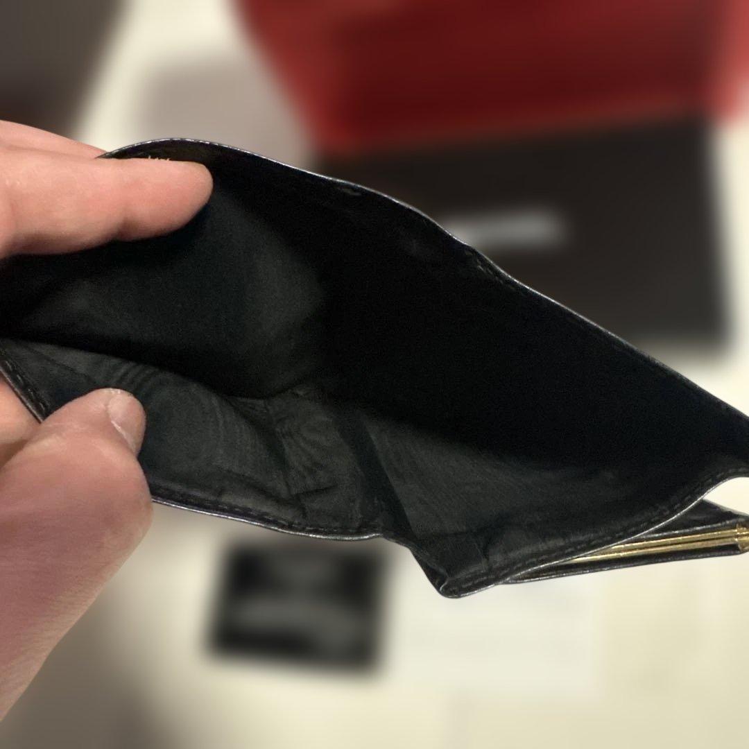 正規品　CHANEL シャネル 二つ折り長財布 レザー ココマーク