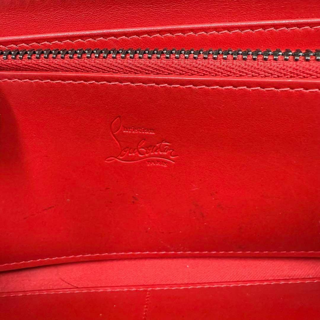 ✨美品✨ ルブタン 長財布 パネトーネ ラウンドジップ　ブラック　レザー