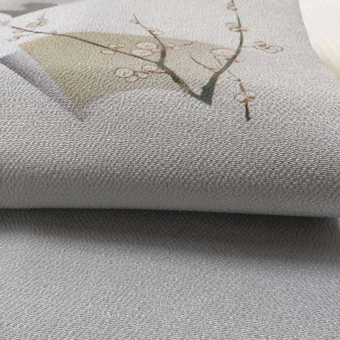 【名古屋帯】未使用品✣やわらかな春待ちの梅 ― 手描き 406cm