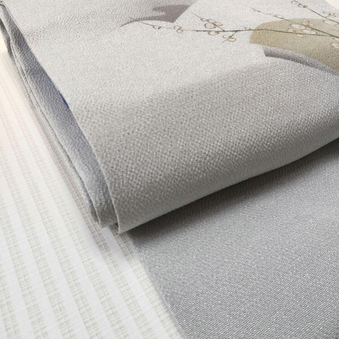 【名古屋帯】未使用品✣やわらかな春待ちの梅 ― 手描き 406cm