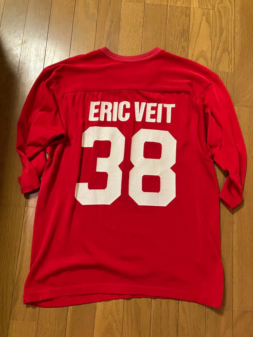 80s チャンピオンフットボールT vintage タタキタグＬ