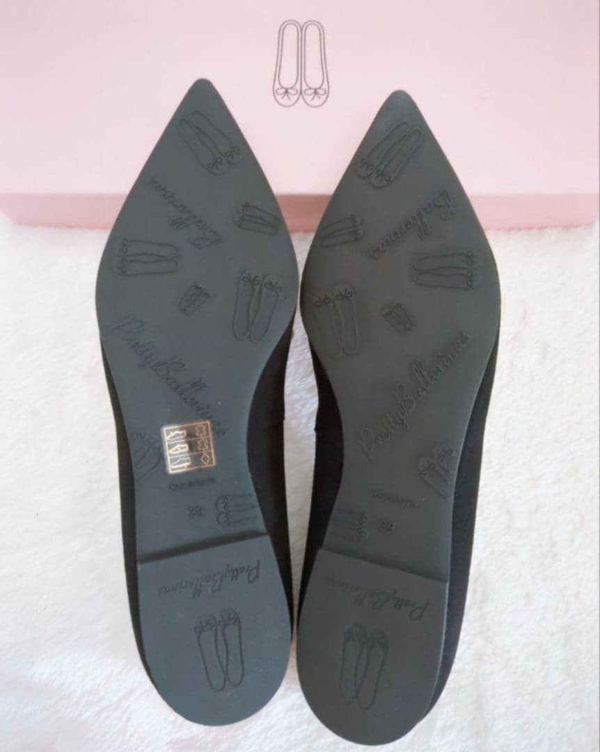 未使用 Pretty Ballerina フラットシューズ パール