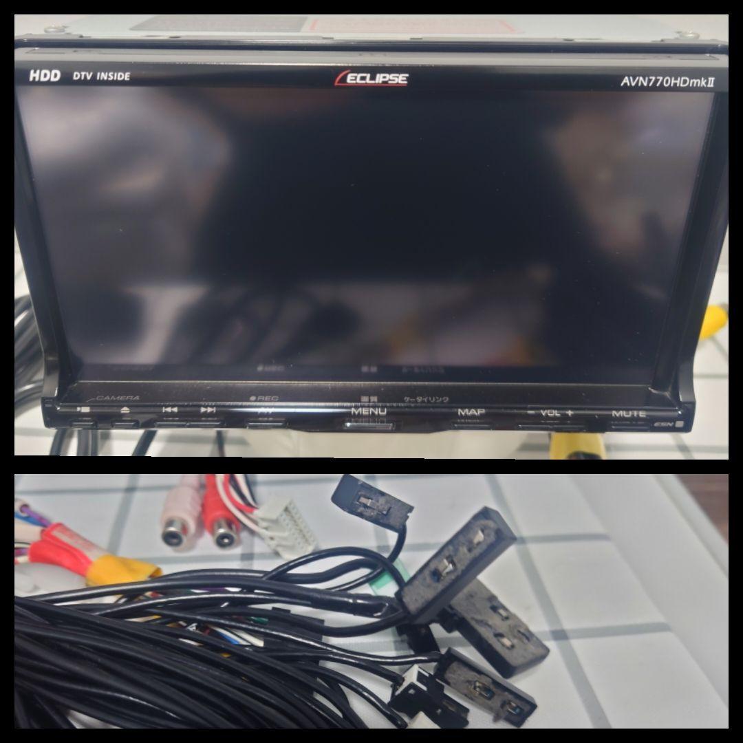 最高級　イクリプス　ＨＤＤナビ AVN770HDmk2地デジTV　DVD USB