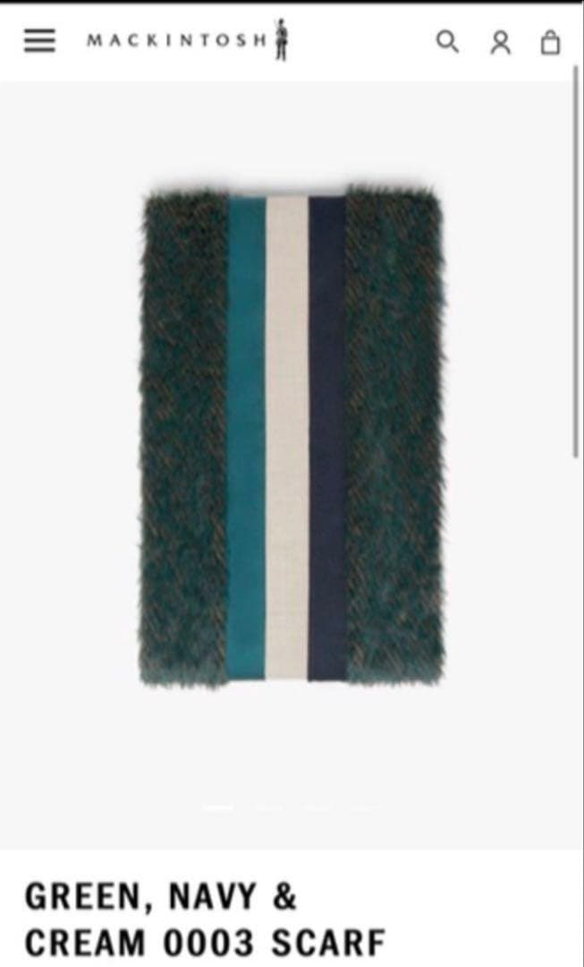 MACKINTOSH 0003 キココスタディノフ　マフラー