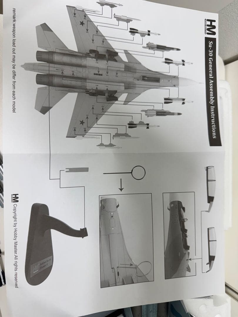 【HOBBY MASTAR】ロシア空軍Su-30SM 1/72