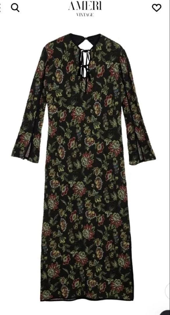 【新品タグ付】 ameri SIENNA SHRINK DRESS