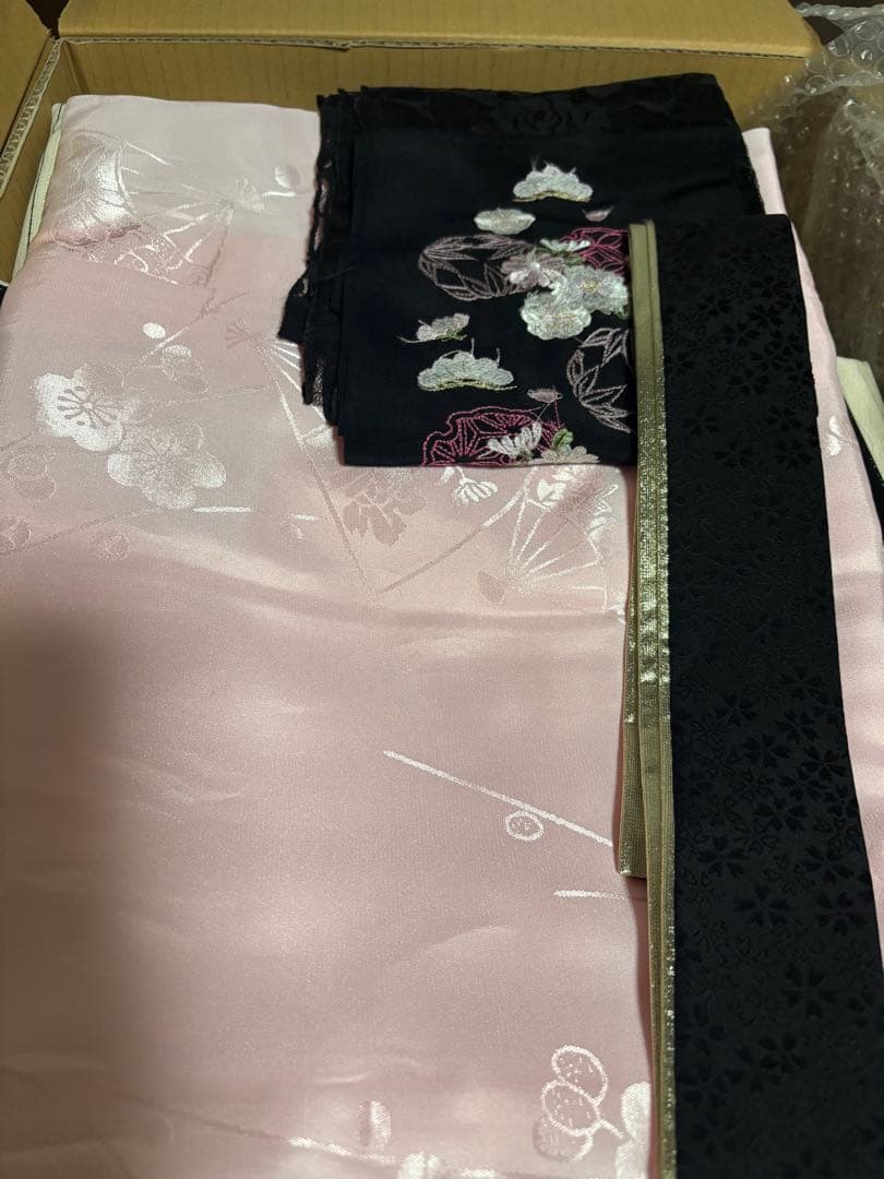 セール中‼️美品‼️成人式 振袖フルセット 白黒 鶴柄 和風