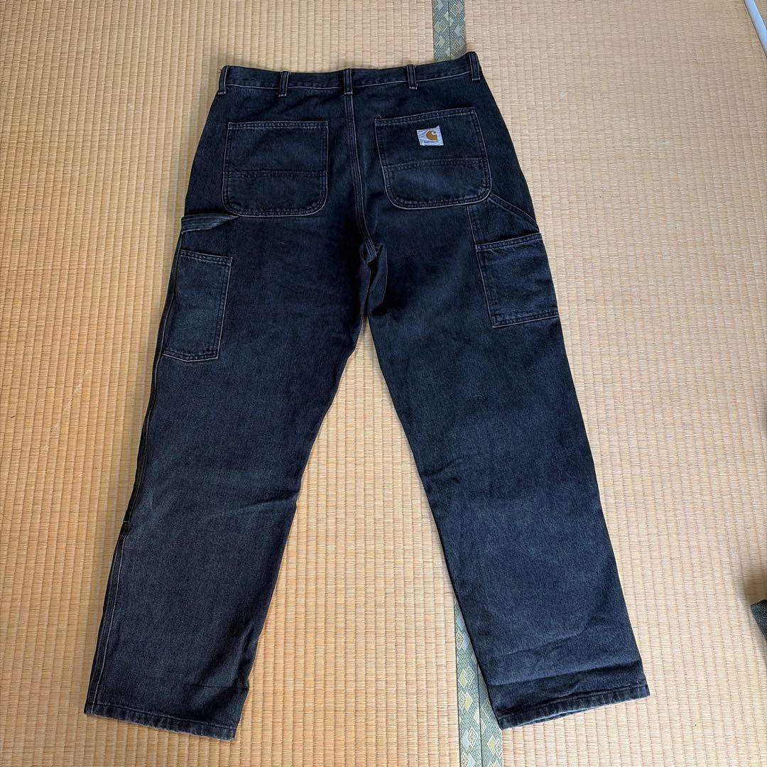 Carhartt DOUBLE KNEE PANT ブラックデニム