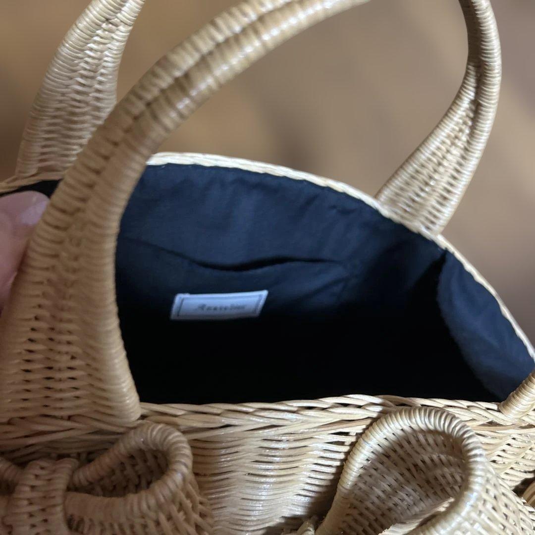 アナトリエ　リボンカゴバック　お盆限定価格