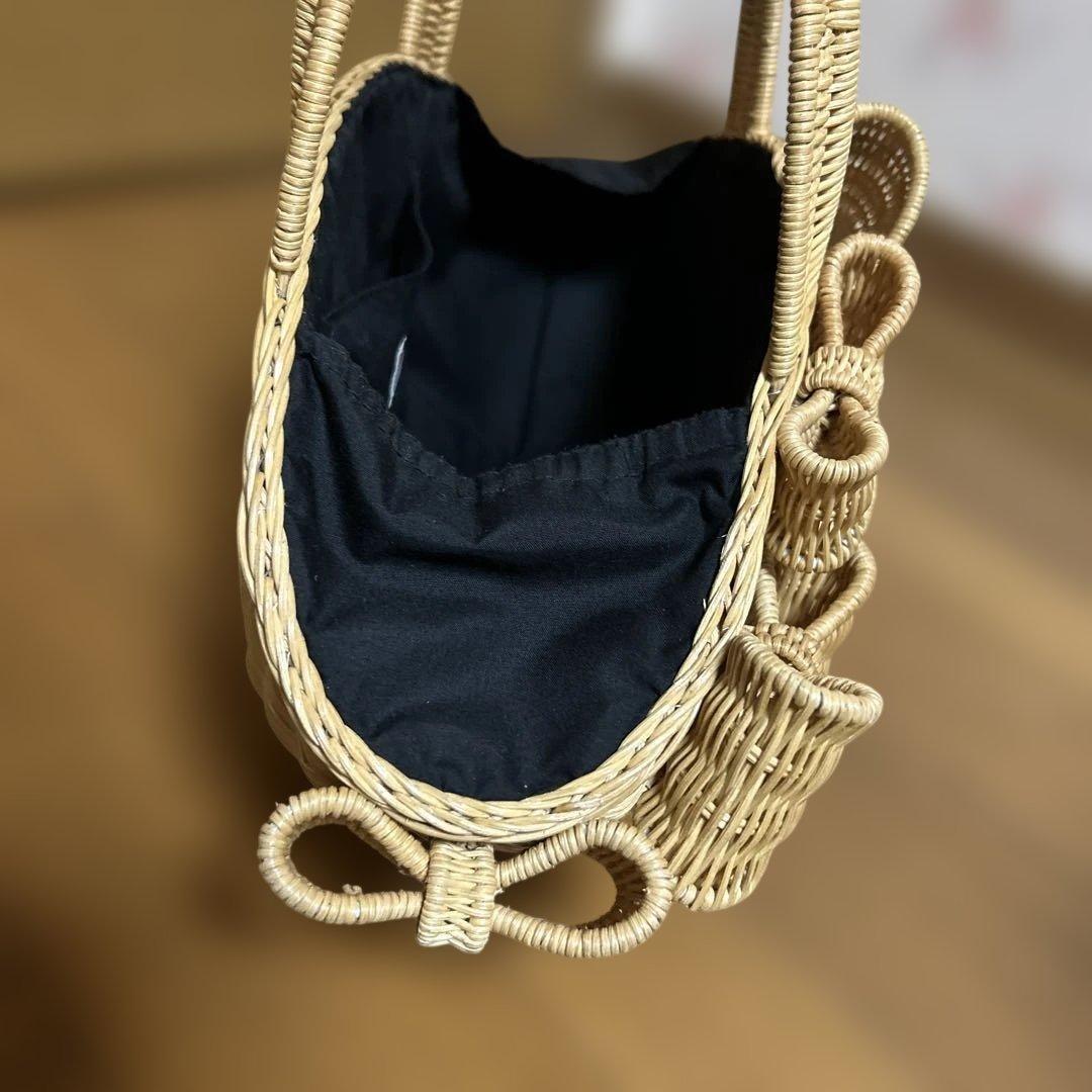 アナトリエ　リボンカゴバック　お盆限定価格