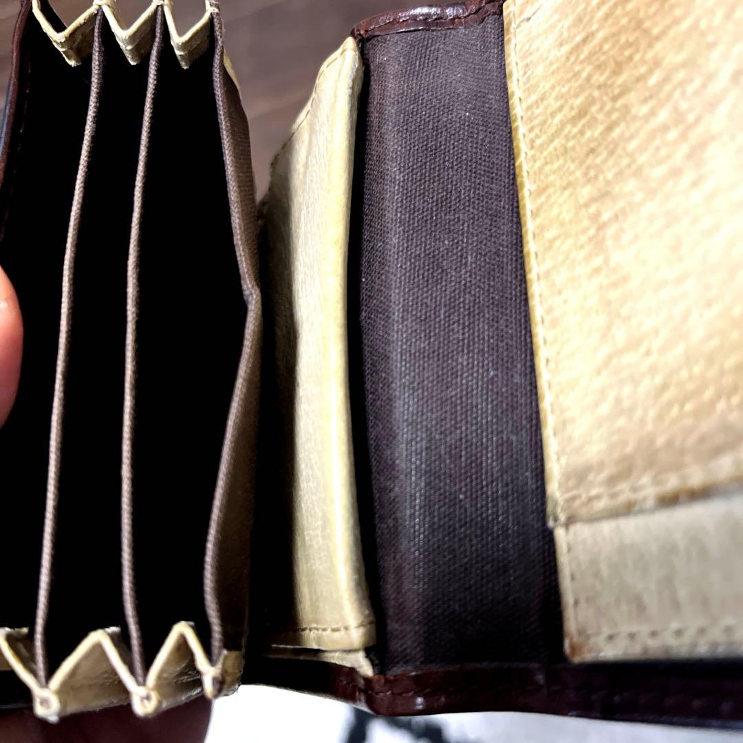 【エムピウ】 ミッレフォッリエ MF2p25 タバコベージュ　経年変化　箱付き