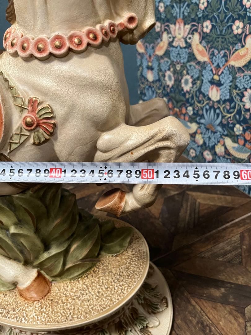 花台 アンティーク 馬 ロココ調 イタリア製　インテリア フラワースタンド