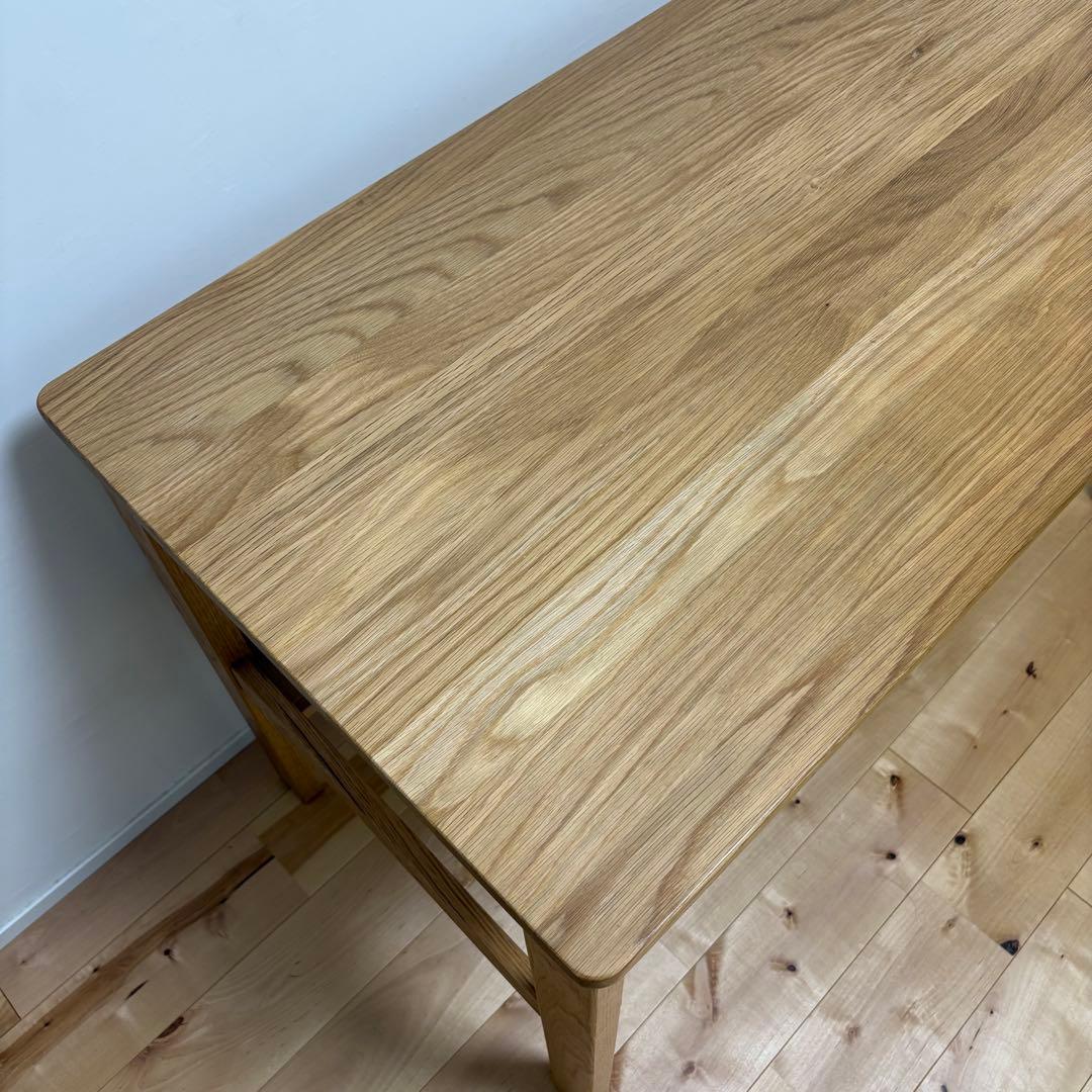 aM　無印良品　オーク無垢材デスク