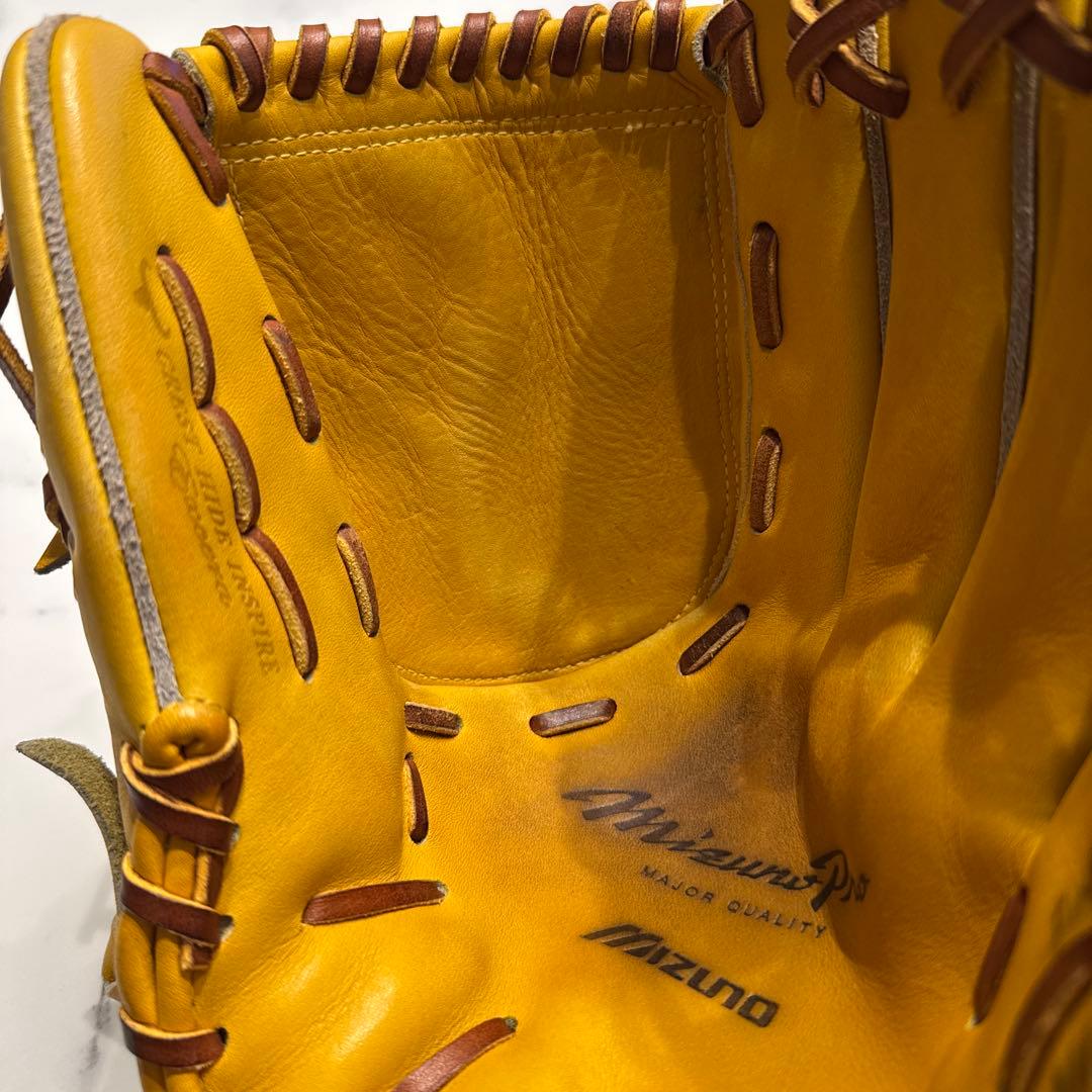 ミズノプロ　硬式　投手　グローブ　タテトジ