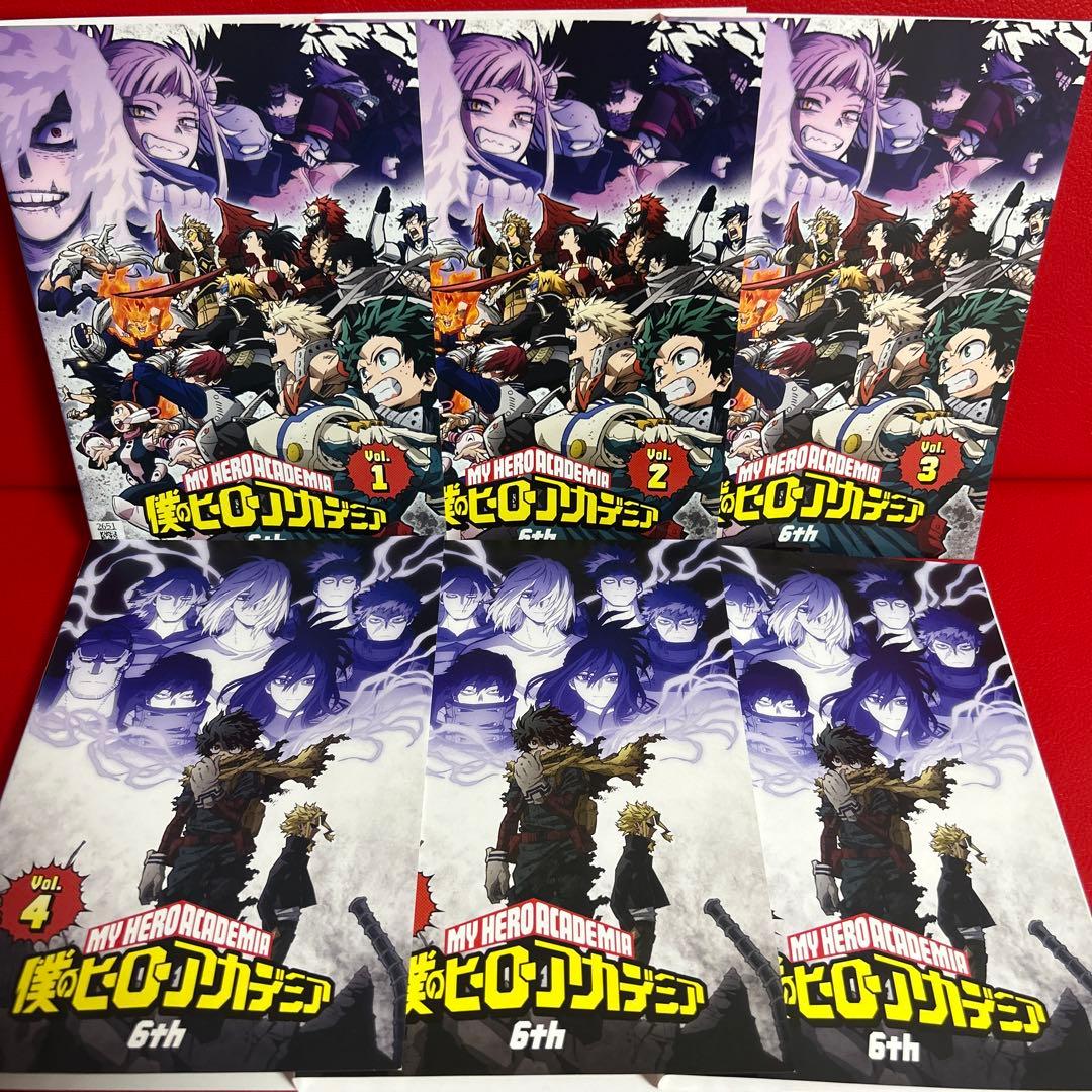 僕のヒーローアカデミア　6期　アニメ　DVD　全巻セット　1巻〜6巻　全6巻