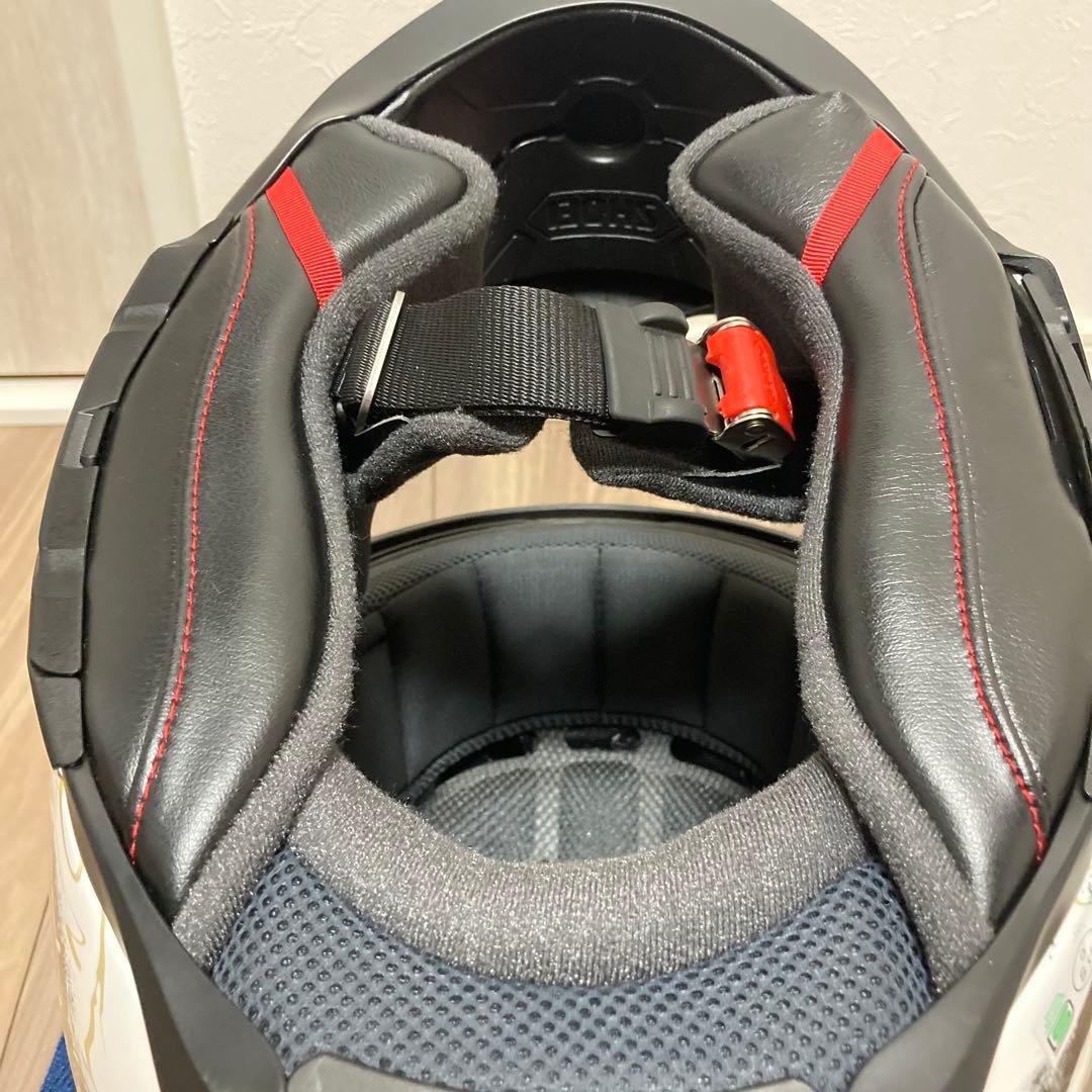 SHOEI フルフェイスヘルメット GT–Air2 ホワイトゴールド　Lサイズ