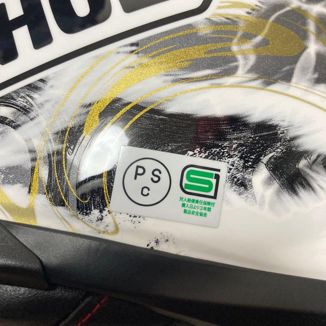 SHOEI フルフェイスヘルメット GT–Air2 ホワイトゴールド　Lサイズ