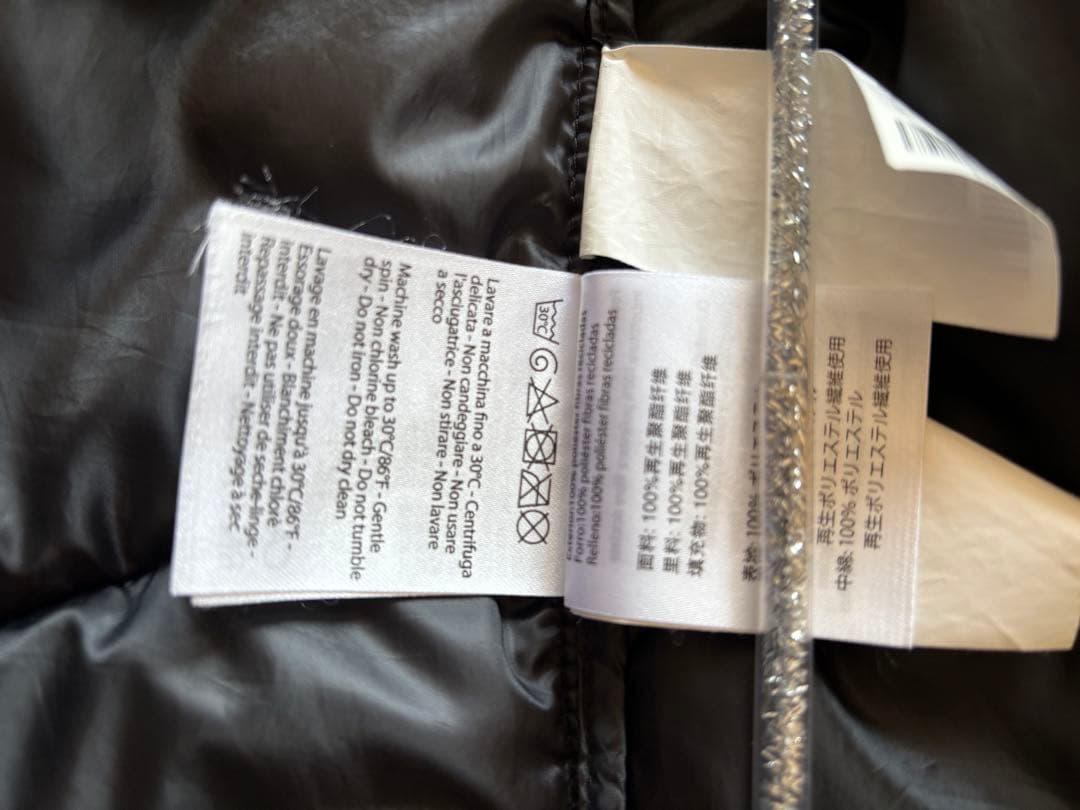 SAVE THE DUCKセーブザダックパフコート ブラックMサイズ