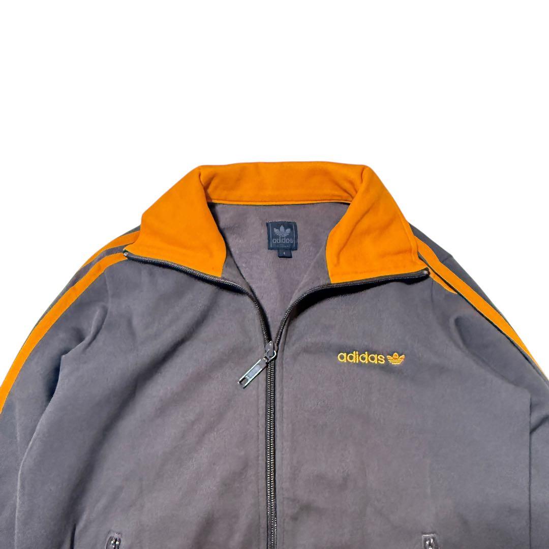 ✨希少✨アディダス トラックジャケット ブラウン オレンジ 茶色 S