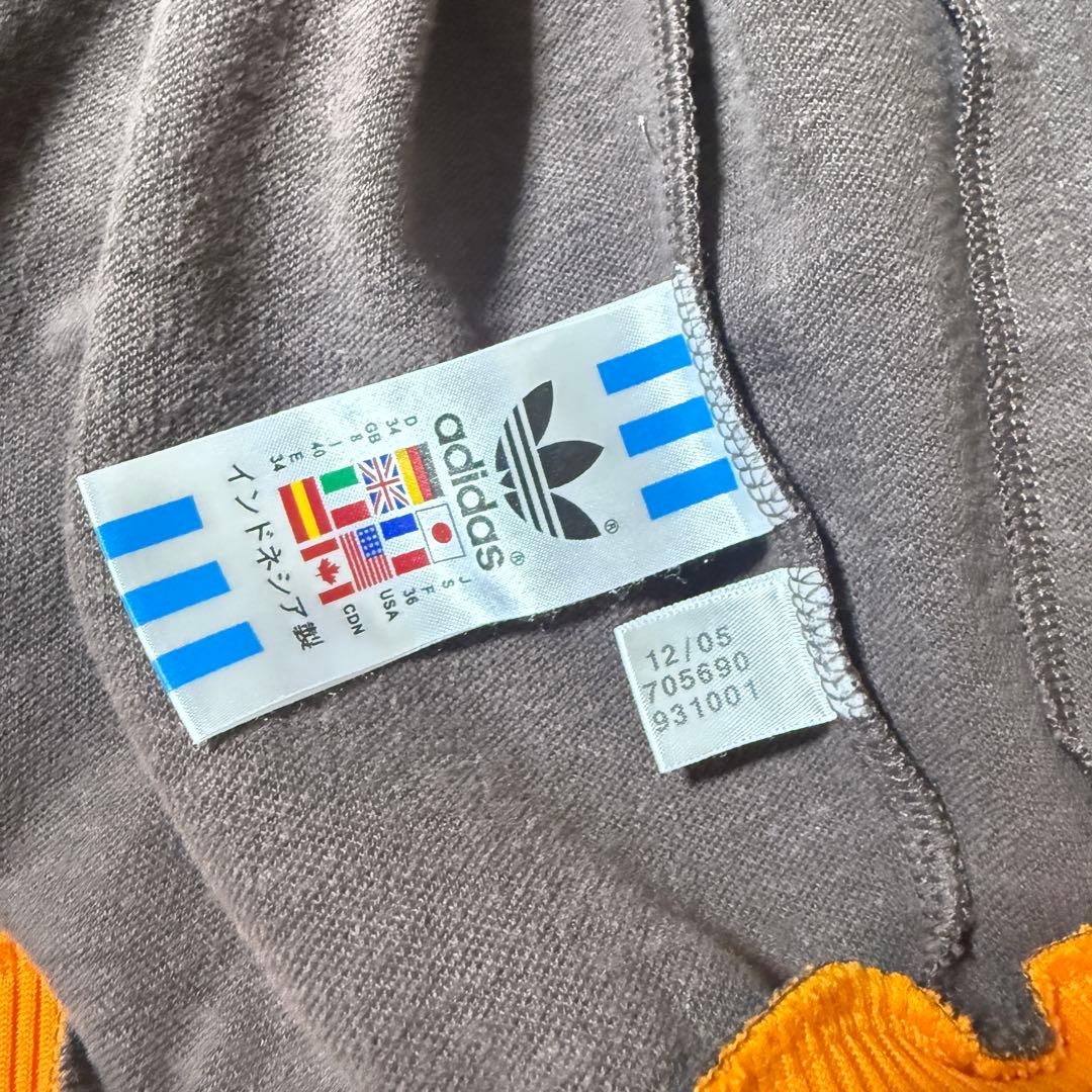 ✨希少✨アディダス トラックジャケット ブラウン オレンジ 茶色 S