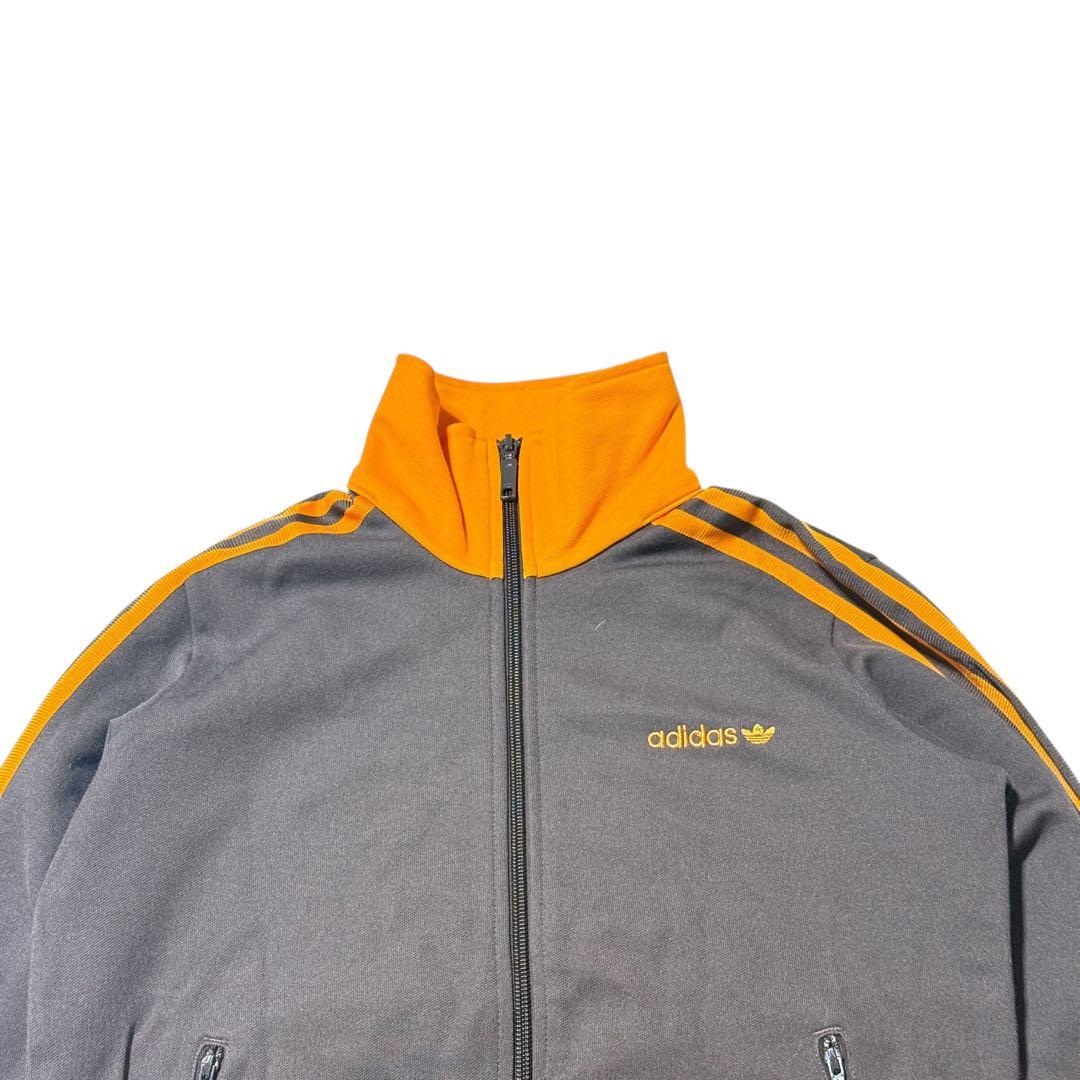 ✨希少✨アディダス トラックジャケット ブラウン オレンジ 茶色 S
