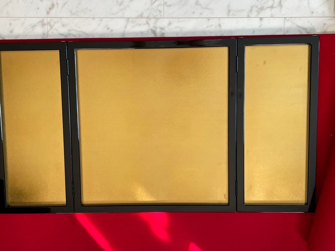 ◉セール！新品　お雛様　五月人形　端午の節句　豪華　黒塗り台　金屏風セット