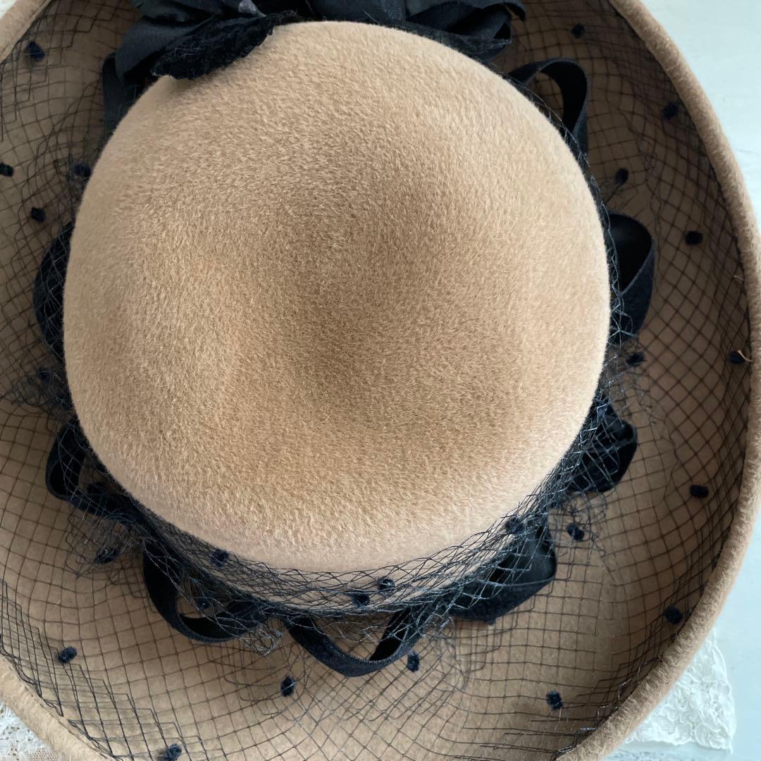銀座ボーグ ハット　チュールレース帽子 ベッドドレス