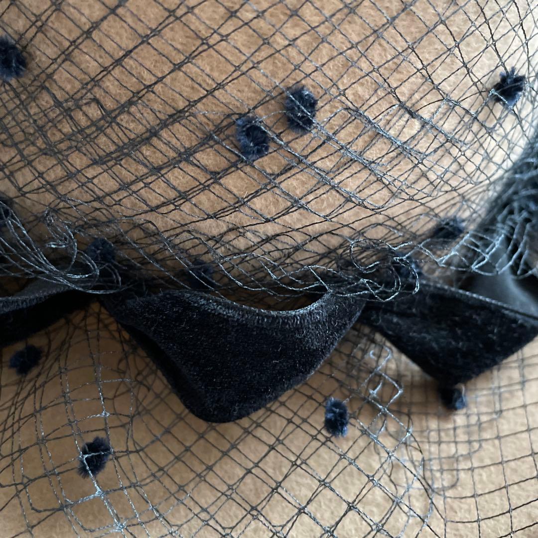 銀座ボーグ ハット　チュールレース帽子 ベッドドレス