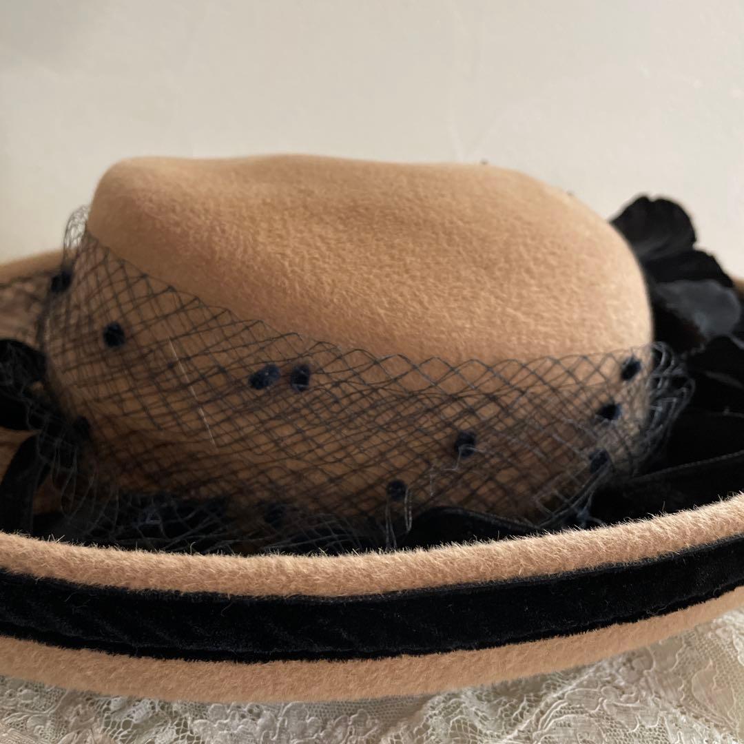 銀座ボーグ ハット　チュールレース帽子 ベッドドレス