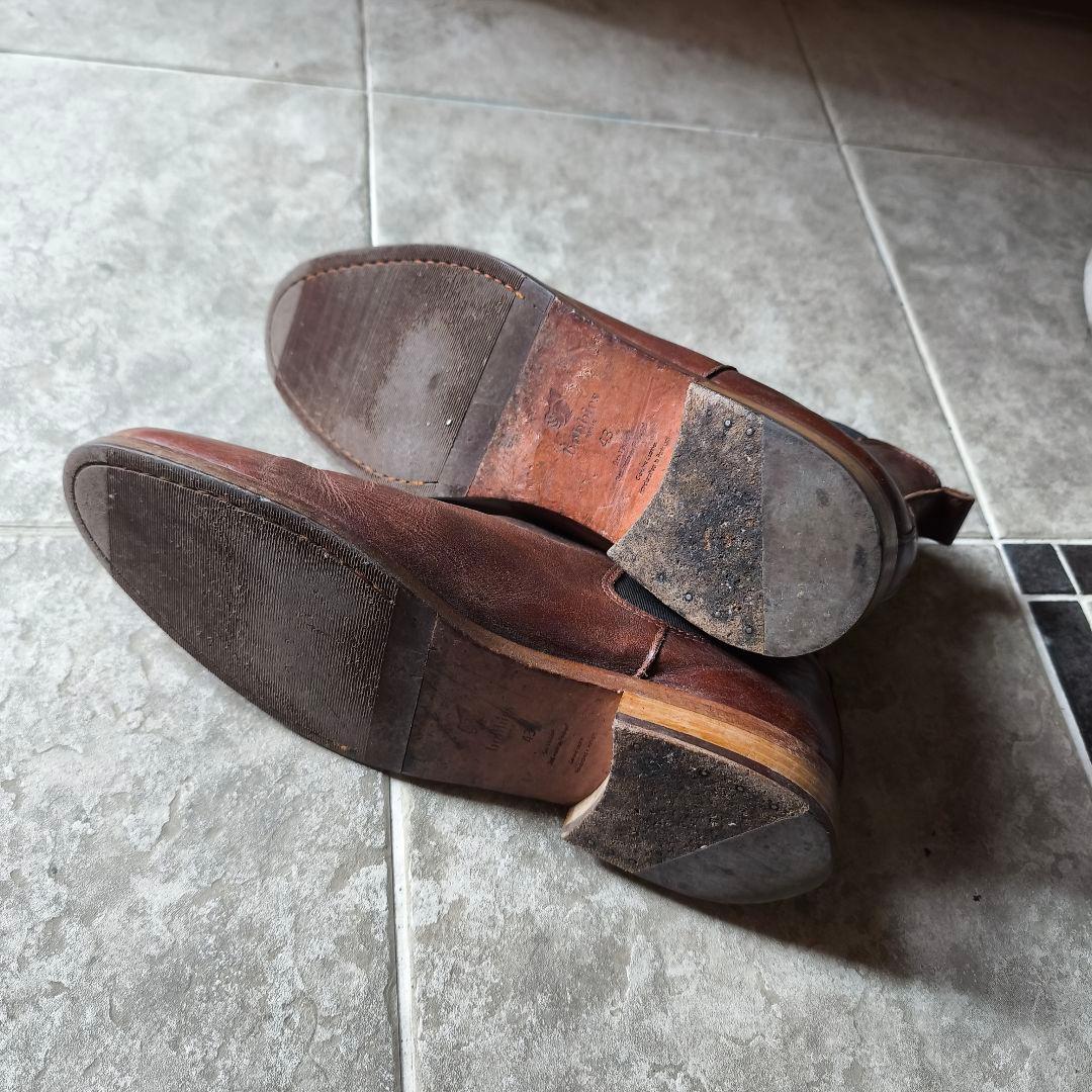 り*く様 フランス　bobbies　サイドゴアブーツ　43